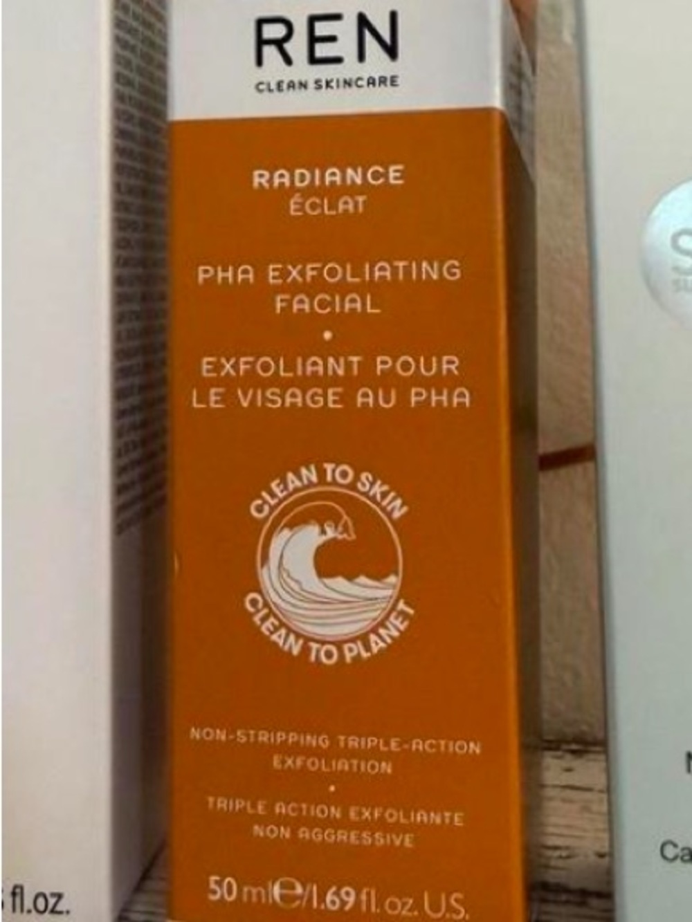 REN CLEAN SKINCARE Radiance PHA Exfoliating Facial Mask 50 ml NEW! FULL SIZE